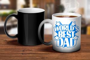 Magic Wow Mugs: World's Best Dad Magic Mug