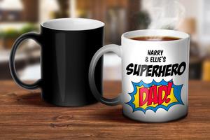 Magic Wow Mugs: Superhero Dad Magic Mug