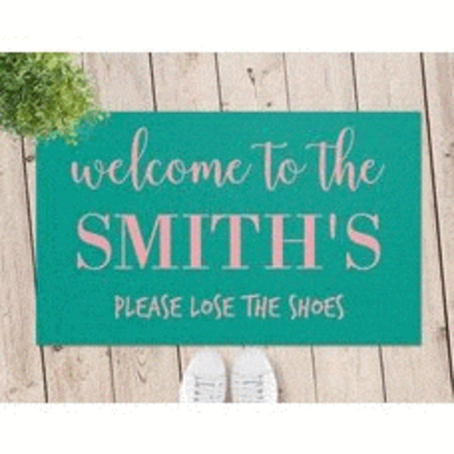 Personalised Door Mats: Shoes Door Mat