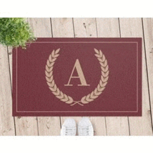 Personalised Door Mats: Crest Door Mat