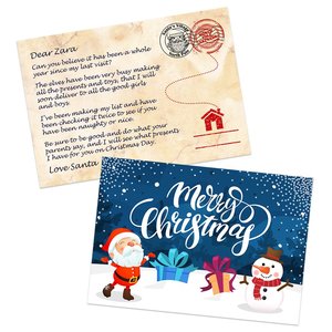 Postcards: Frosty Santa Postcard