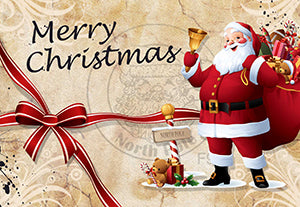 Postcards: Santa with Sack Santa Postcard