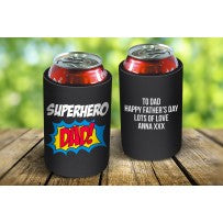 Stubby Coolers: Superhero Dad Drink Cooler