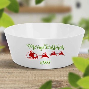 Santa Sleigh Kids Bowl