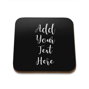 Fathers Day Coasters: Add Your Own Message Square Coaster - Single