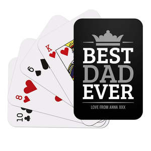 Fathers Day Playing Cards: Best Dad Ever Playing Cards