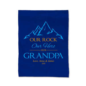 Fathers Day Blankets: Rock Blanket - Medium