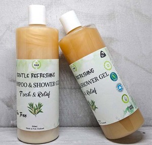 Products: Tea Tree Shampoo & Shower Gel 2in1 Hasan Cosmetics New Zealand