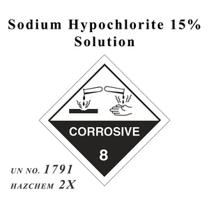 Products: Sodium Hypochlorite Solution 15% Hasan Cosmetics New Zealand