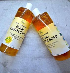 Products: Hasan Unscented Liquid Castile Soap Hasan Cosmetics New Zealand