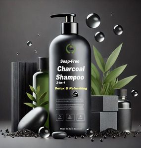 Soap-Free Charcoal Shampoo for Detox & Refreshing Hasan Cosmetics New Zealand