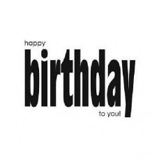 Penny Black: 3430J Bold b'Day