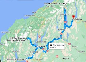 Queenstown Private 4 Day Night- Mount Cook or Tekapo to Christchurch