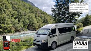 Private Shuttle Trail Drop-Off/Pick-Up Queenstown to Routeburn Glenorchy Track