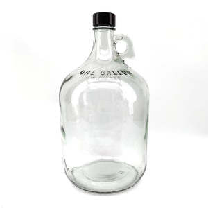 4 Litre Glass Jar with Top (Demijohn) ***Please read shipping conditions