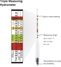 Cider: Multi Scale Brewing Hydrometer (Beer/Wine/Wash)