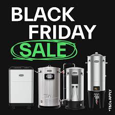 Beer Making Supplies: Grainfather 2025 Black Friday Specials: Available to your request now