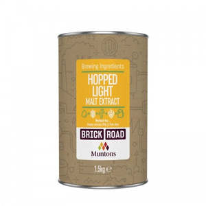 Beer Dextrose Enhancers: Brick Road Hopped Light Malt 1.5Kg