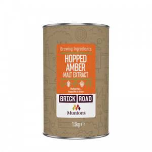 Beer Dextrose Enhancers: Brick Road Hopped Amber Malt 1.5Kg