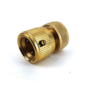 Beer Mashing Equipment: Brass Female Garden Hose Connector x 12mm - 1/2'' (KL23023)