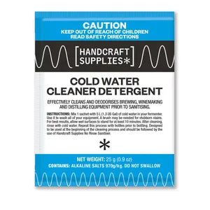 Beer Cleaning Sterilising: Cold Water Cleaner 25gm Satchet