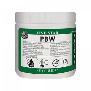 Beer Cleaning Sterilising: PBW Powdered Brewery Wash (454g)
