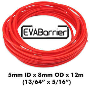Beer Kegging Your Beer: EVABarrier Red Lightshield 5mm ID x 8mm OD - 12m Roll