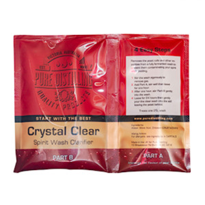 Spirit Dextrose Turbo Yeast Other Wash Ingredients: Crystal Clear Wash Clarifier (A and B Finings)