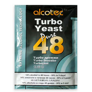 Spirit Dextrose Turbo Yeast Other Wash Ingredients: Alcotec 48 Hour Turbo