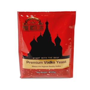 Premium Vodka Yeast with Nutrient 125g