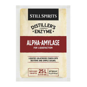 Spirit Craft Distilling Yeast Nutrients Enzymes: Distiller's Enzyme Alpha-amylase 12g