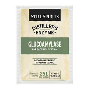 Spirit Craft Distilling Yeast Nutrients Enzymes: Distiller's Enzyme Glucoamylase 12g