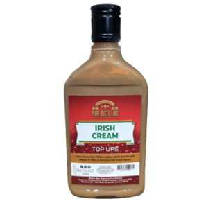 Spirit Liqueur Schnapps Flavours: Irish Cream Liqueur Top Ups