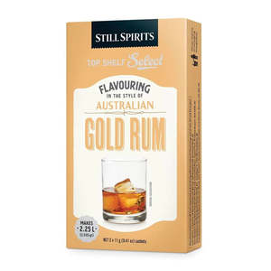 Spirit Rum Flavours Gold Dark: Top Shelf Select Australian Gold Rum -Please inquire