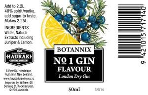 Botannix No 1 Gin Flavour (BN714)