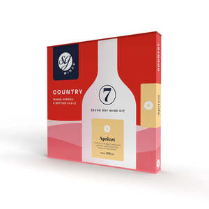 Wine Wine Kits 30 Bottles: Apricot Country Wine Kit (6 Bottle Kit) -requires 670g dextrose to be added
