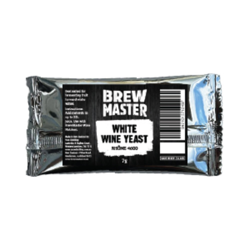 Wine Wine Yeast Extras: Brewmaster White Wine Yeast 7g (Rhone 4600)