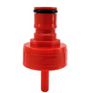 Cleaning Sterilising Gear: Red Carbonation And Line Cleaning Cap - Plastic