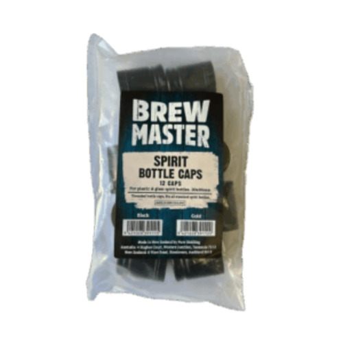 Spirit: Brewmaster Black Spirit Bottle Caps x 12