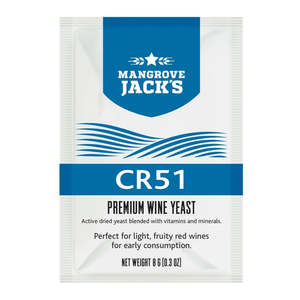 Wine: CR51 Wine Yeast -Special 5 packs only