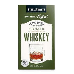 Spirit: Top Shelf Select Shamrock Whiskey -Special 2 packs only