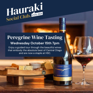 Ticket: Tasting Night: Peregrine Wines