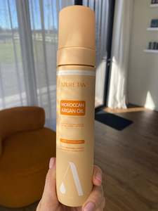 AZURE Self Tan Mousse ? Moroccan Argan Oil ? Dark To Ultra Dark