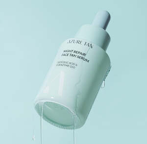 Products: AZURE Night Repair Face Tan Serum