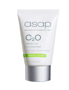 Products: ASAP C20 cream to oil cleanser (anti-pollution action)