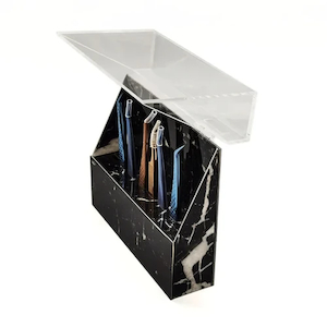 8-Hole Tweezer Display Stand with Cover Haus of Lash NZ