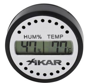 Xikar Round Digital Hygrometer