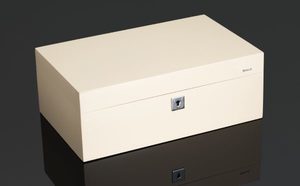 Products: Siglo 75-Stick Humidor Ivory White