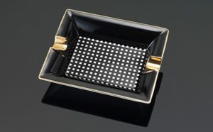 Products: Siglo Black Checkers Ashtray