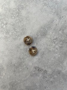 Components Haberdashery Buttons Zips: T1675 NUTTY